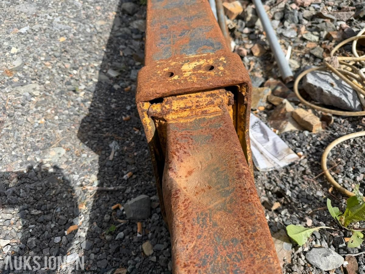 Hydraulisk jibb med S70-feste og utskyv – ca. 280 cm