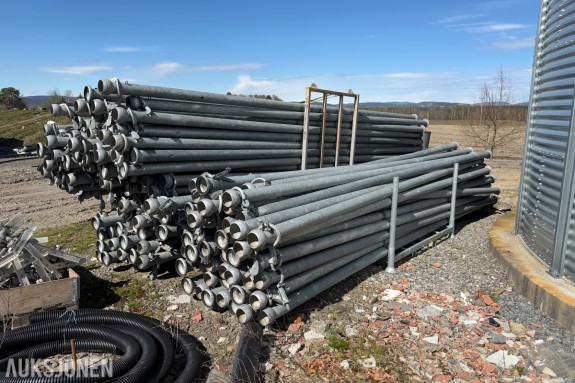 Bauer vanningsanlegg - HKST 6 meter Ø108mm rør for vanningsanlegg / sprederanlegg / irrigasjonssystem for jordbruk
