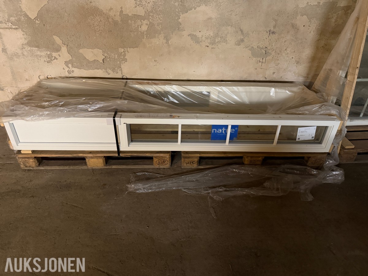 Natre 2 stk. B30xH250cm Stående vindu / Nytt/ubrukt