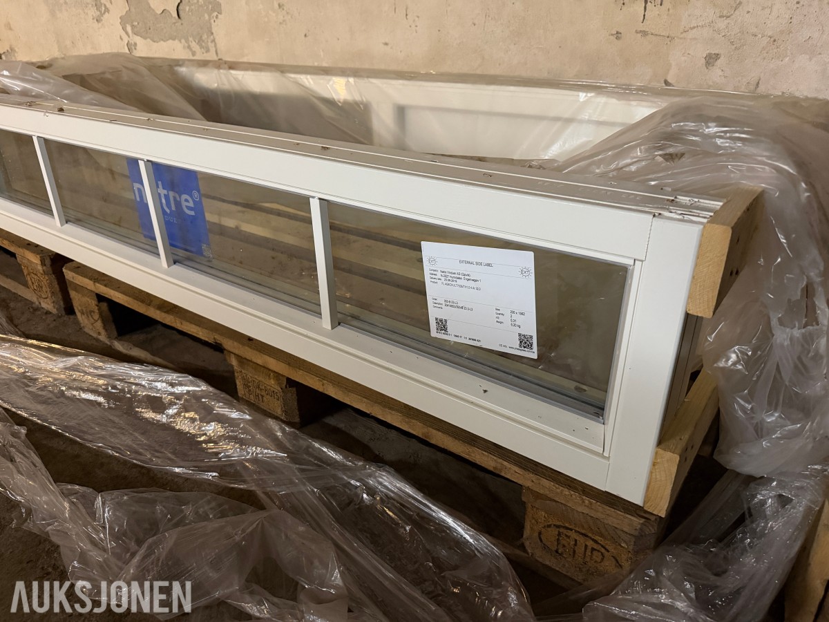 Natre 2 stk. B30xH250cm Stående vindu / Nytt/ubrukt
