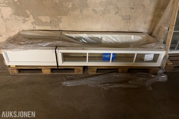 Natre 2 stk. B30xH250cm Stående vindu / Nytt/ubrukt