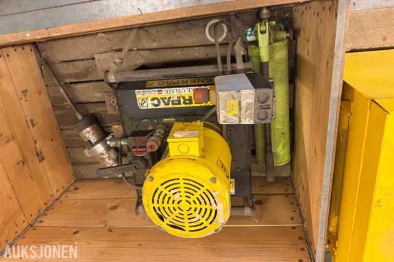 Enerpac hydraulikkaggregat med sylindere selges
