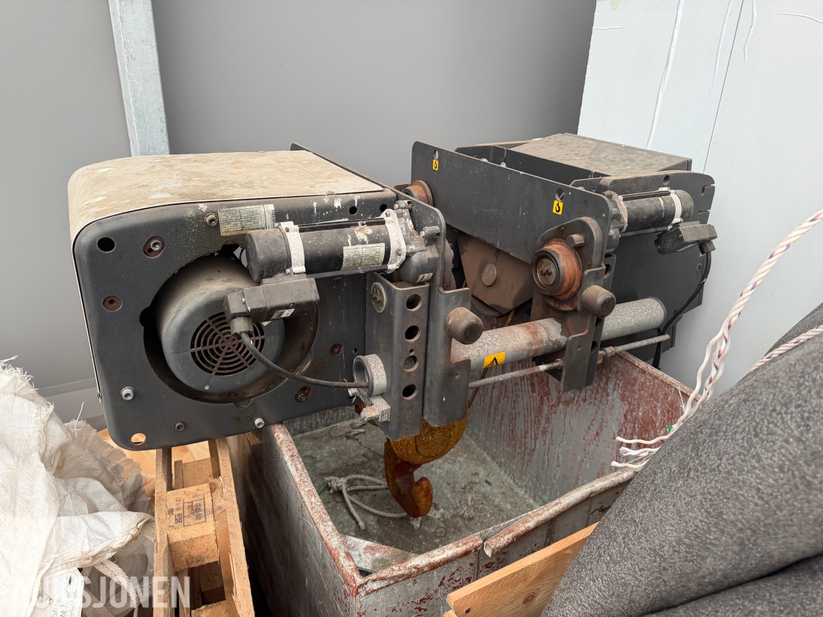2008 Konecranes CXT 4 tonns elektrisk talje med traversvogn