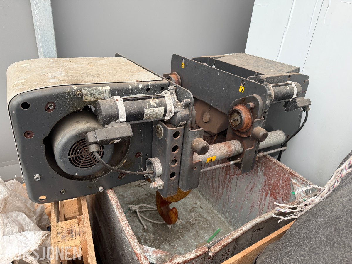 2008 Konecranes CXT 4 tonns elektrisk talje med traversvogn