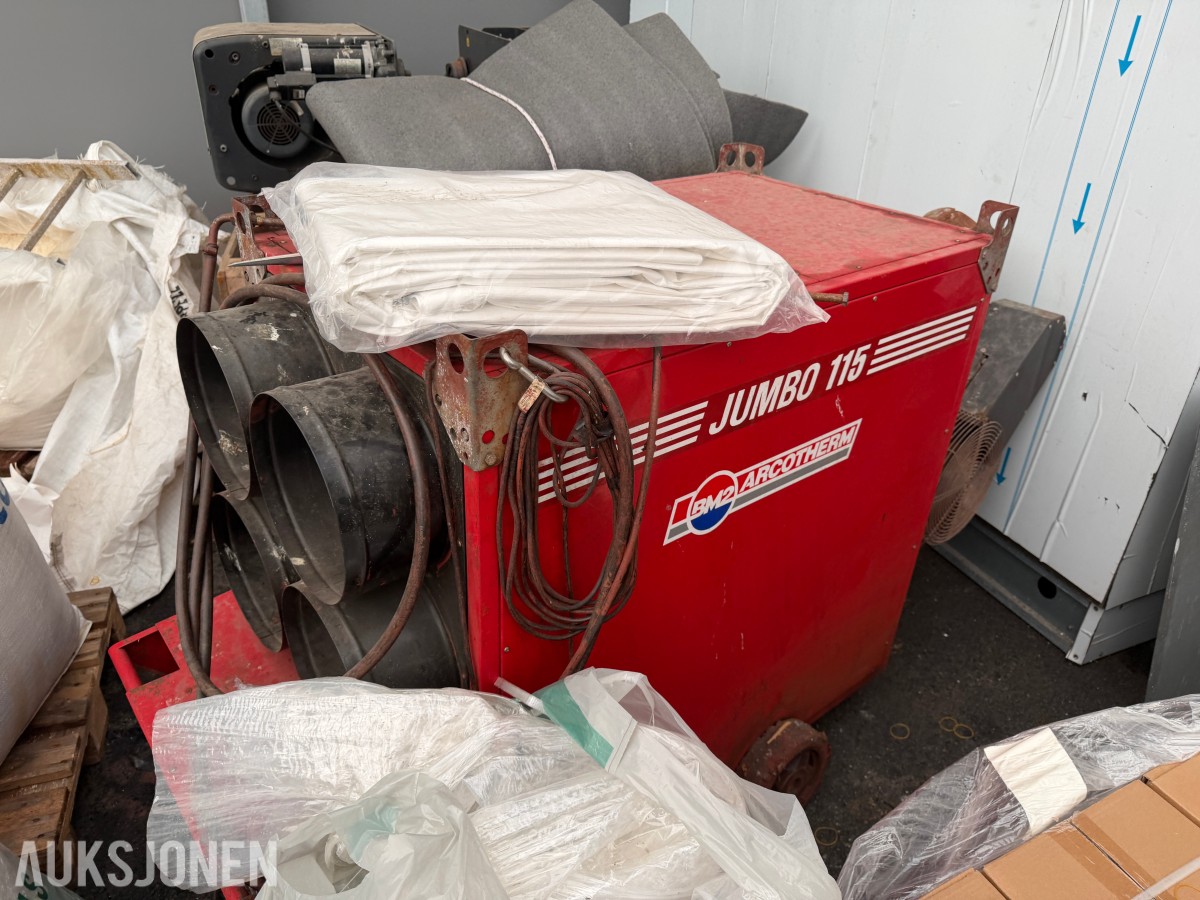 BM2 Arcotherm Jumbo 115 byggvarmer / varmluftsaggregat
