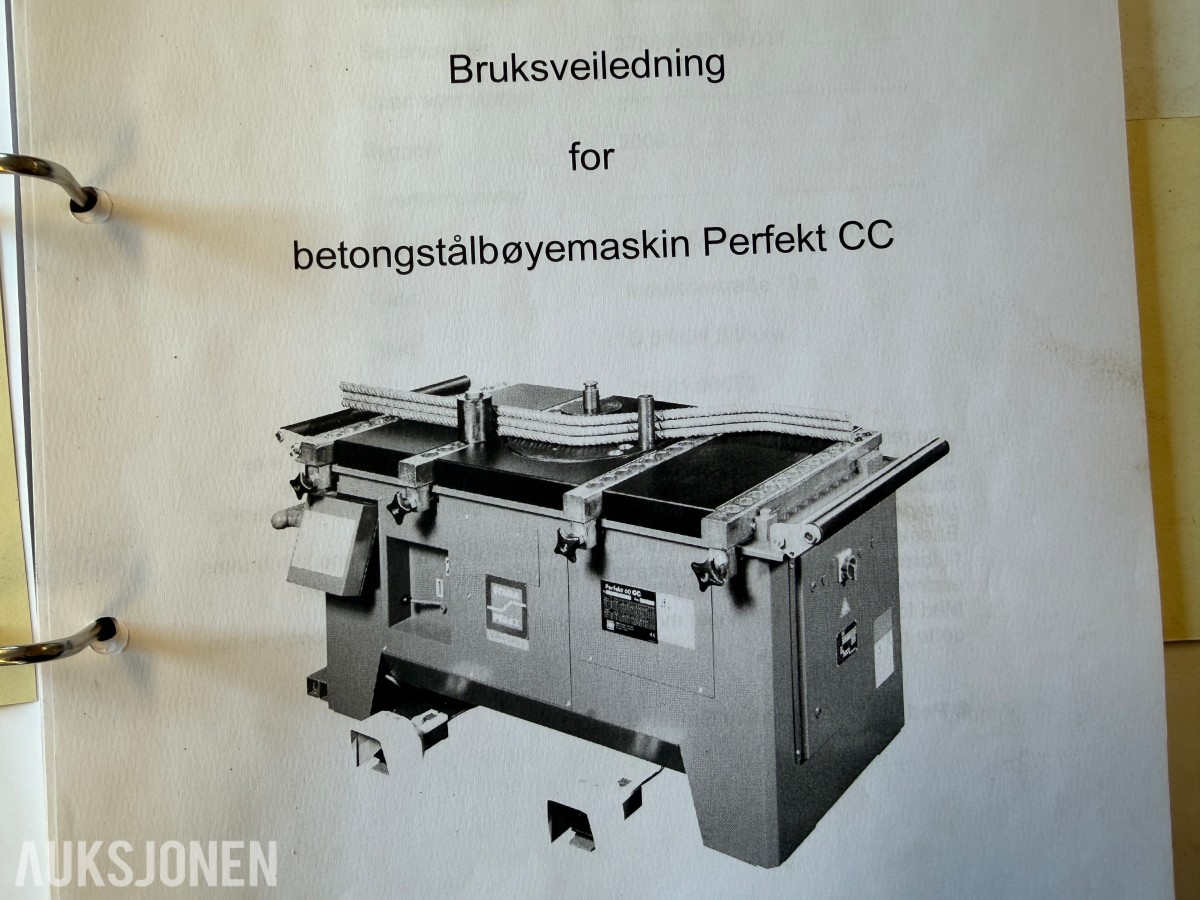 2007 STEMA PEDAX SIMPLEX 60 HV ARMERINGSJERNSAKS – JEVNLIG I DRIFT