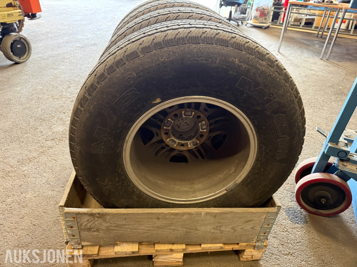 4 stk Toyota Land Cruiser hjul 