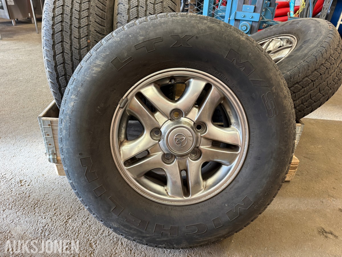 4 stk Toyota Land Cruiser hjul 