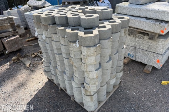 gressarmeringsstein 40x40x10 - 66 stk