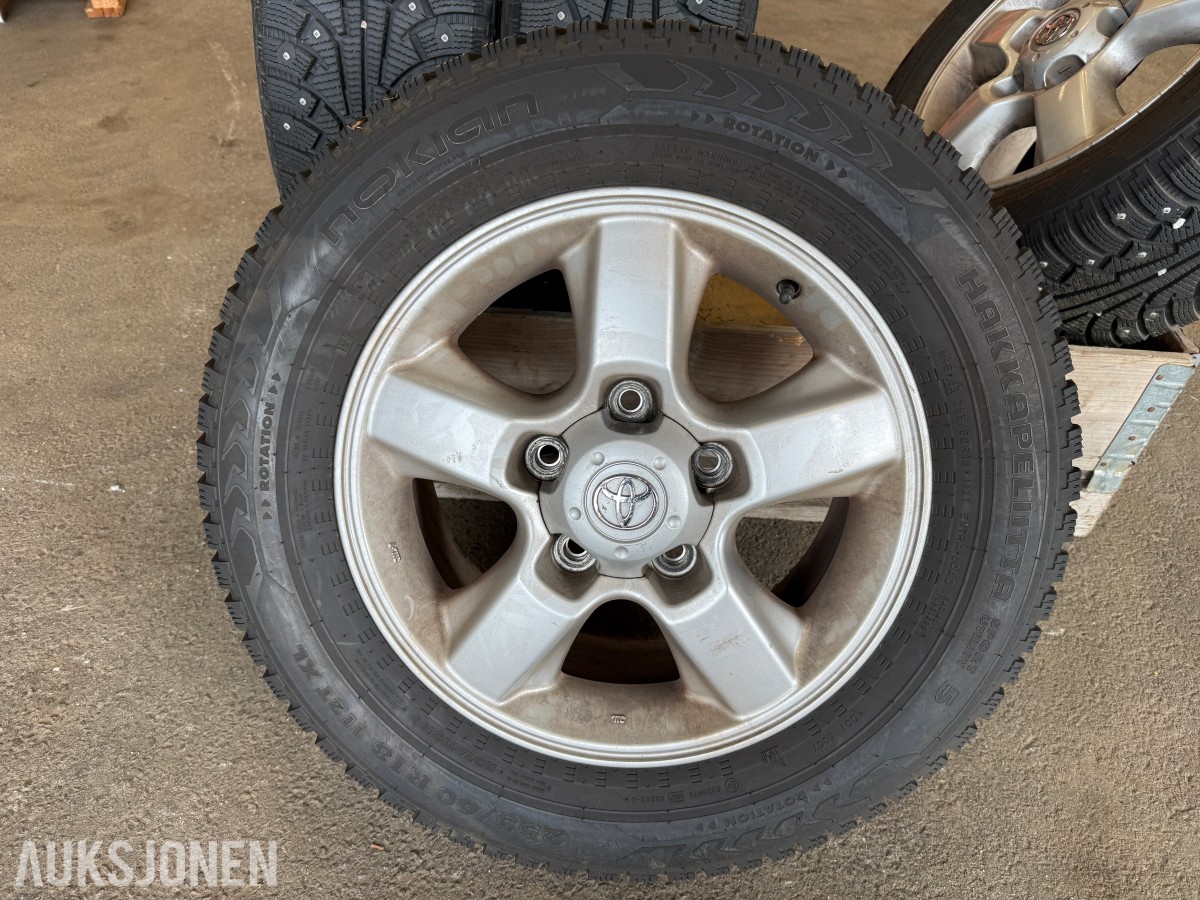 4 stk Toyota Land Cruiser hjul