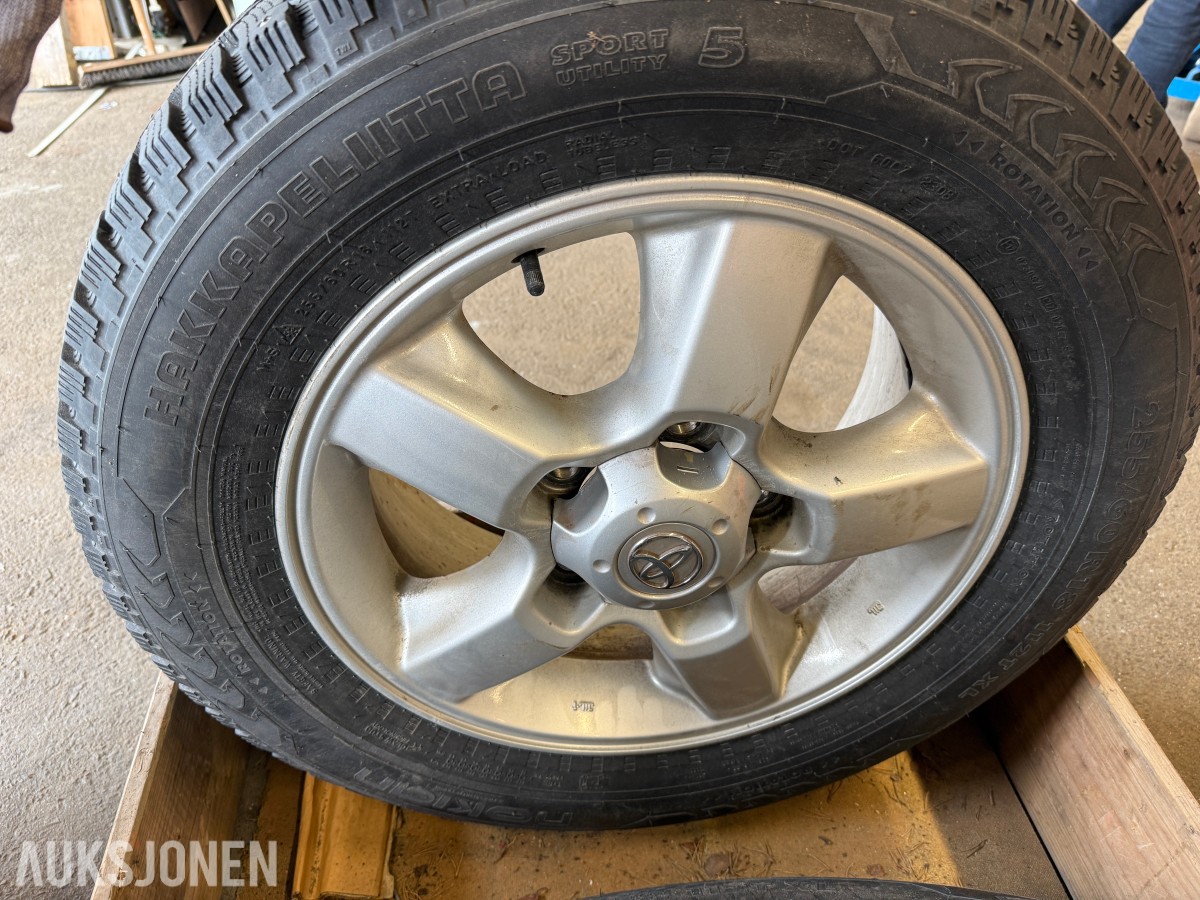 4 stk Toyota Land Cruiser hjul