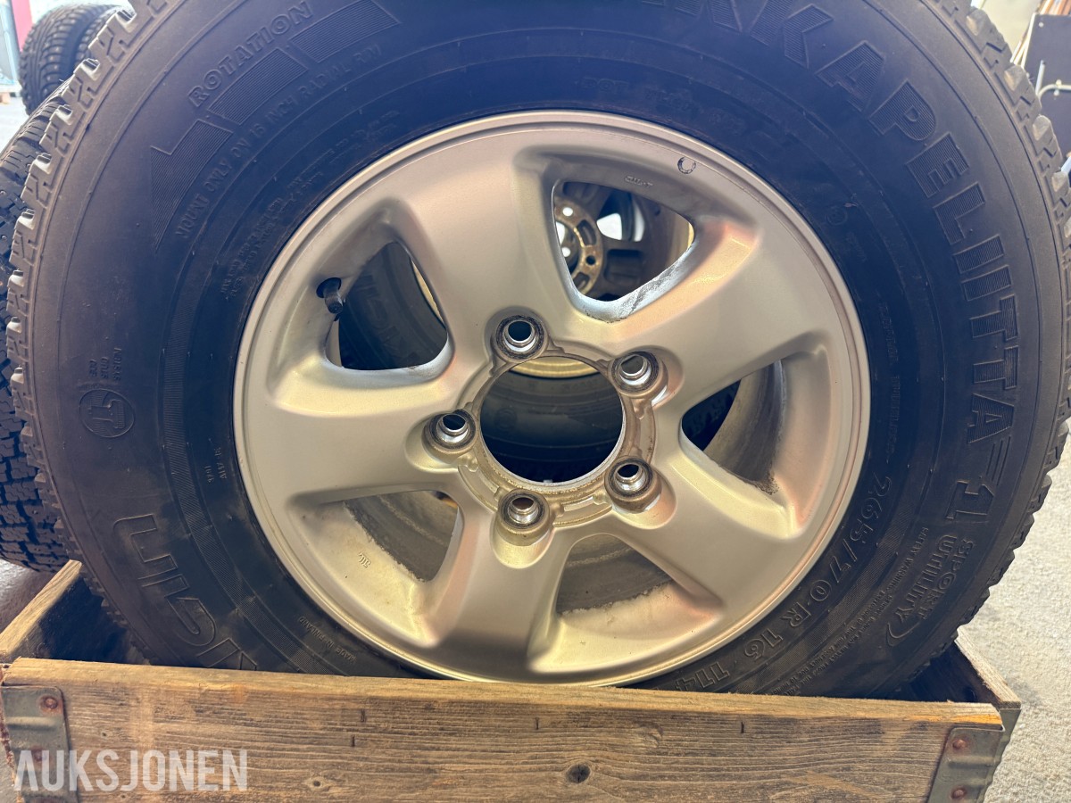 4 stk Toyota Land Cruiser hjul