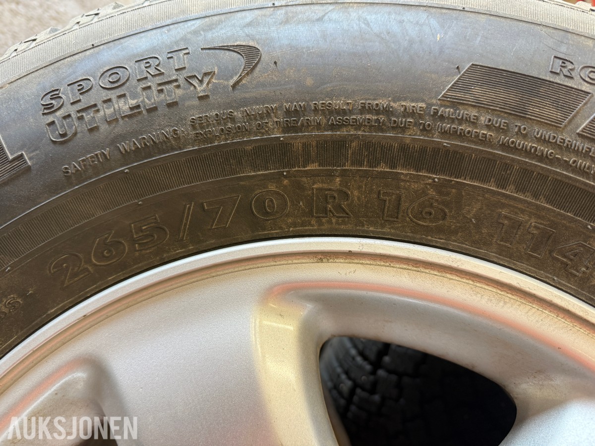 4 stk Toyota Land Cruiser hjul