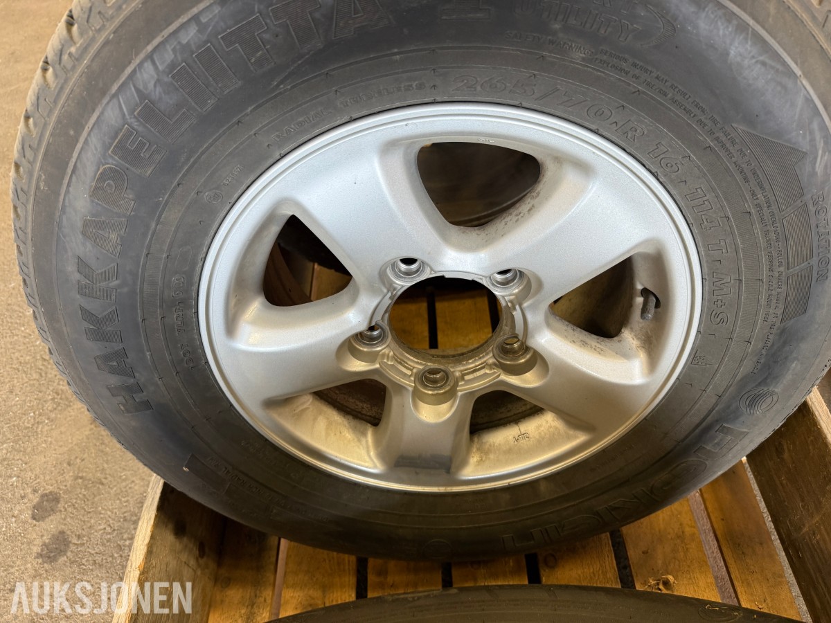 4 stk Toyota Land Cruiser hjul
