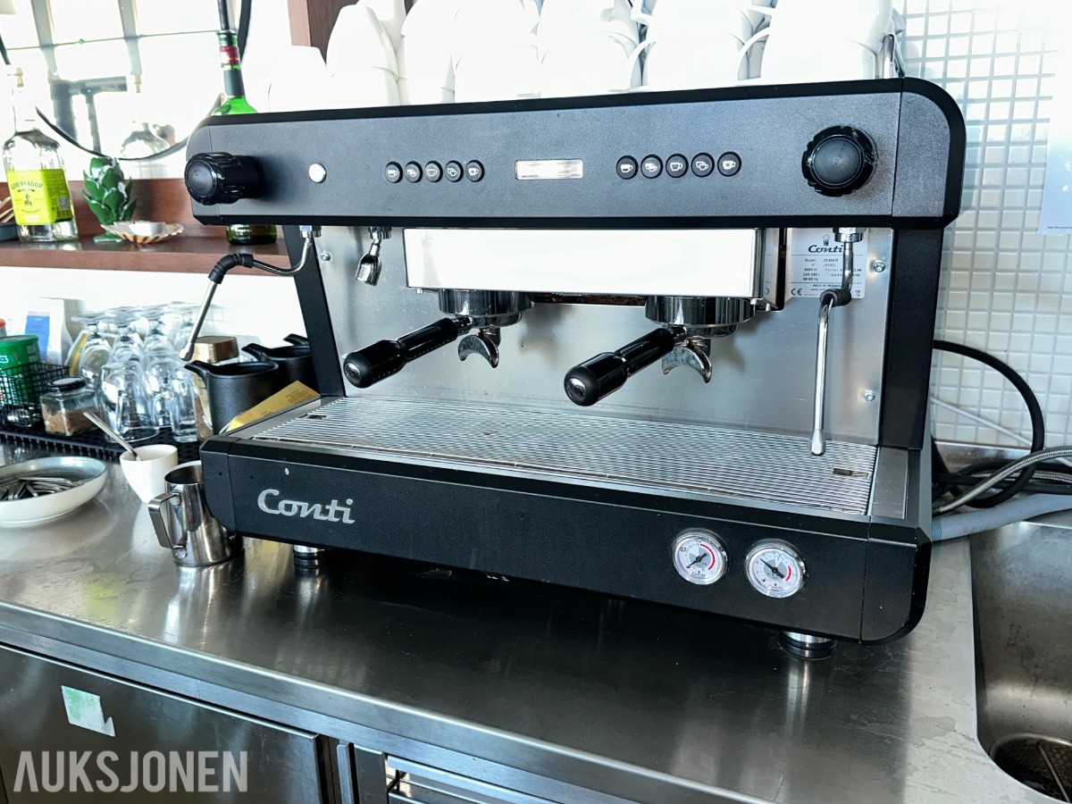 2023 Conti CC202 D – Profesjonell 2-gruppers espressomaskin