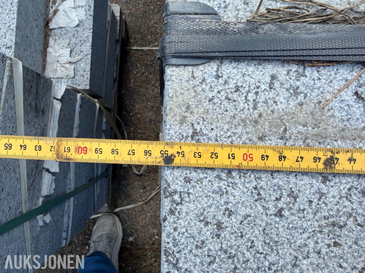 Granittheller 106 x 55 x 13 cm – 12 stk