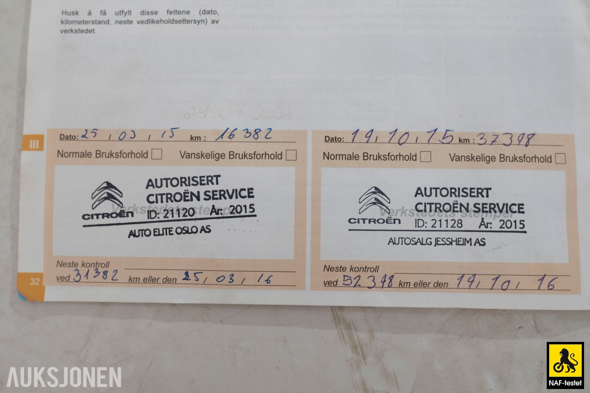 2014 Citroen C4 1.6 D AUT HENGERFESTE PANO CRUISE NAVI 