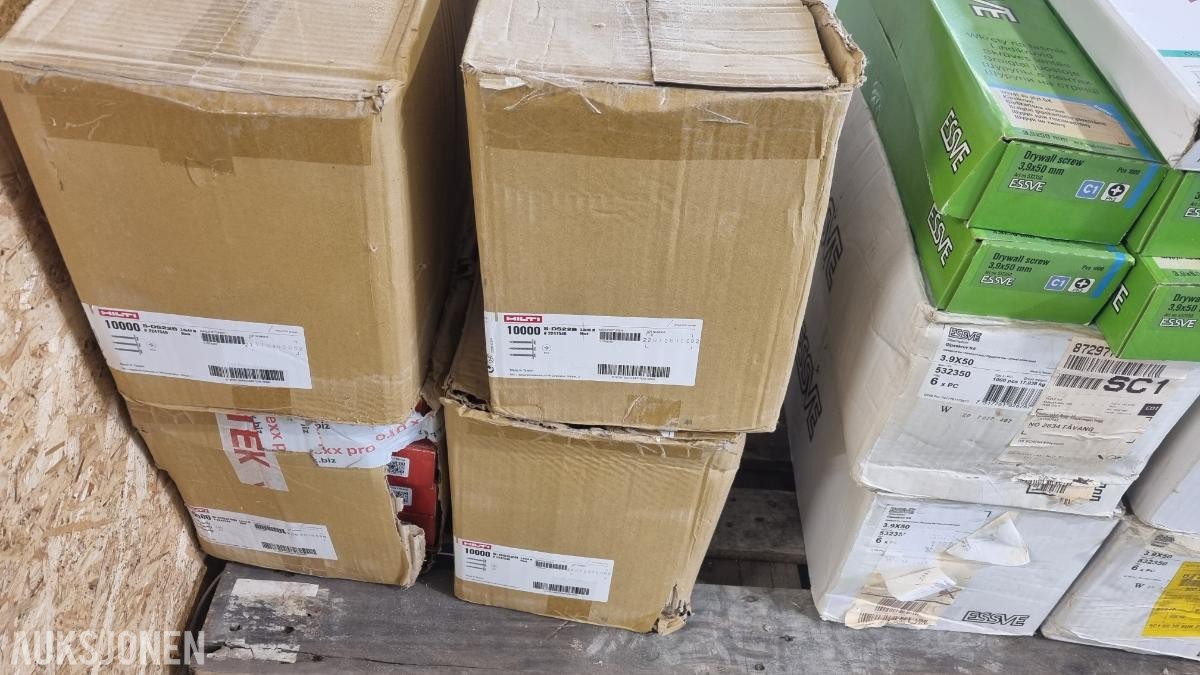 Essve og Hilti Gipsskruer båndet