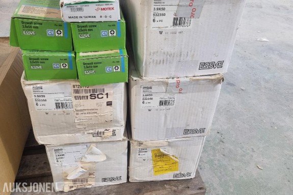 Essve og Hilti Gipsskruer båndet