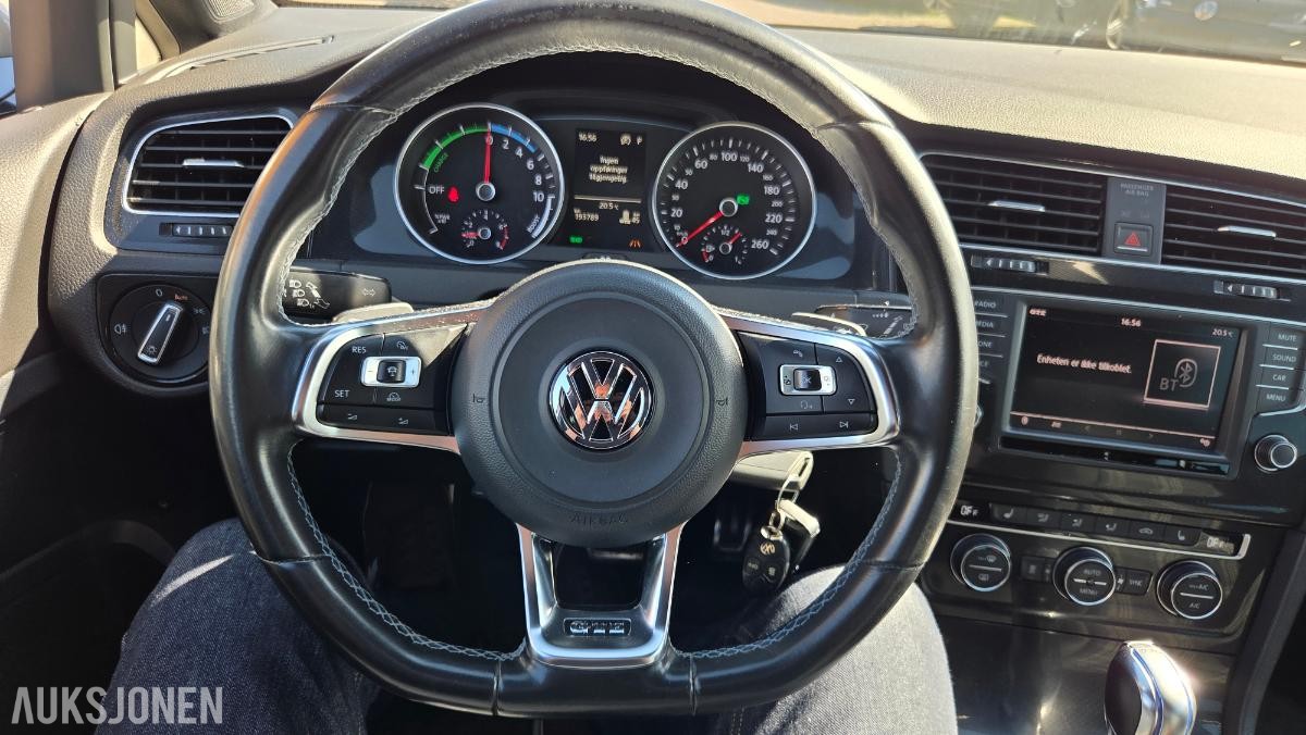 2016 Volkswagen GOLF GTE 1.4-150 Rep objekt, 193000km