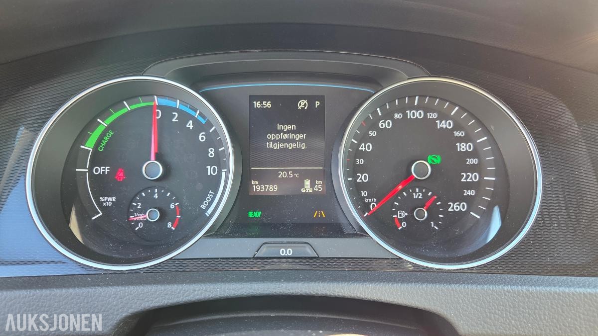 2016 Volkswagen GOLF GTE 1.4-150 Rep objekt, 193000km