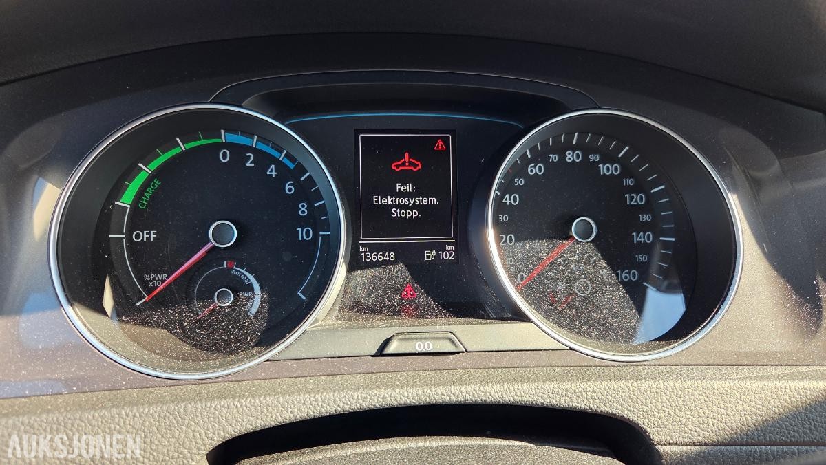 2015 Volkswagen E-GOLF 0KW Rep objekt, 136000km