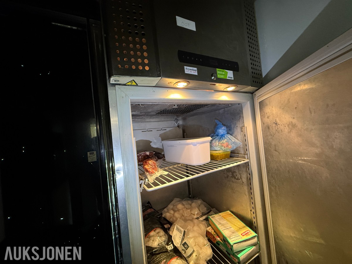 GRAM fryseskap i rustfritt stål – profesjonell modell