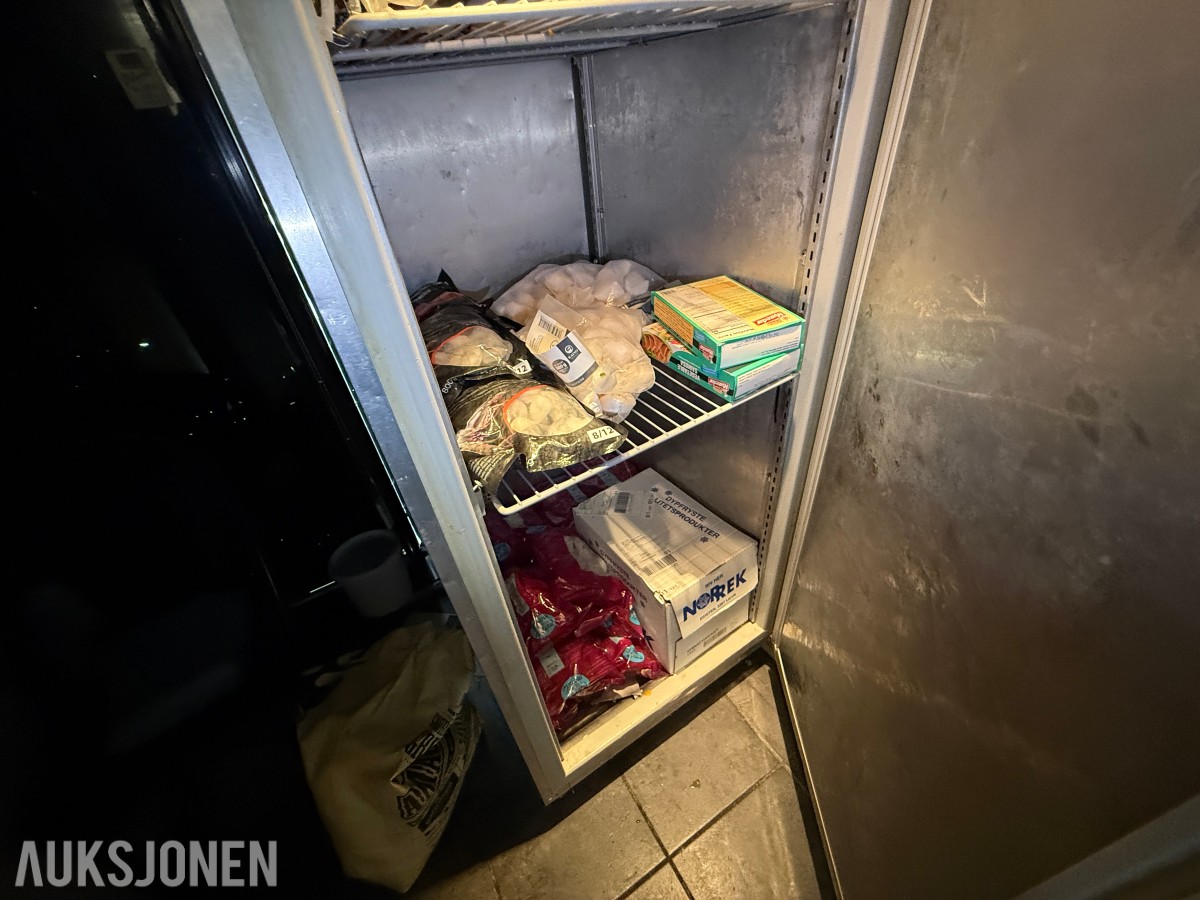 GRAM fryseskap i rustfritt stål – profesjonell modell