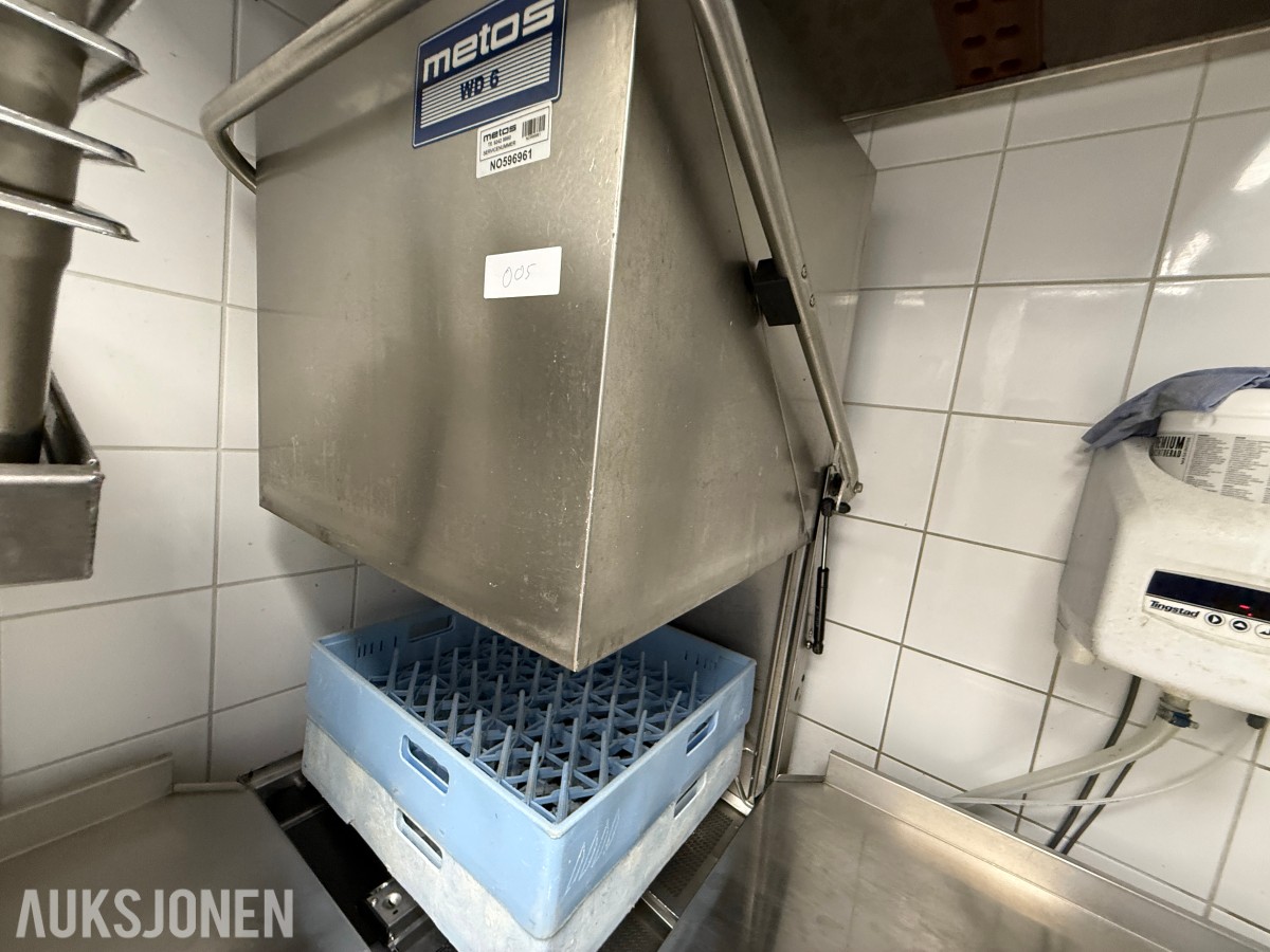 Metos WD-6 hetteoppvaskmaskin for storkjøkken