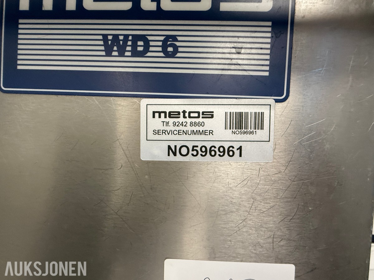 Metos WD-6 hetteoppvaskmaskin for storkjøkken