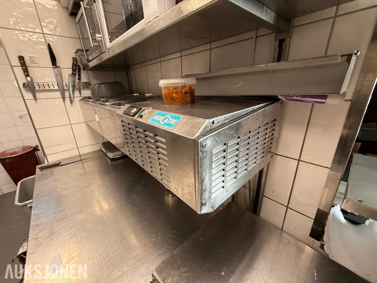 Mercatus kjølebenk / toppingstasjon med GN-beholdere