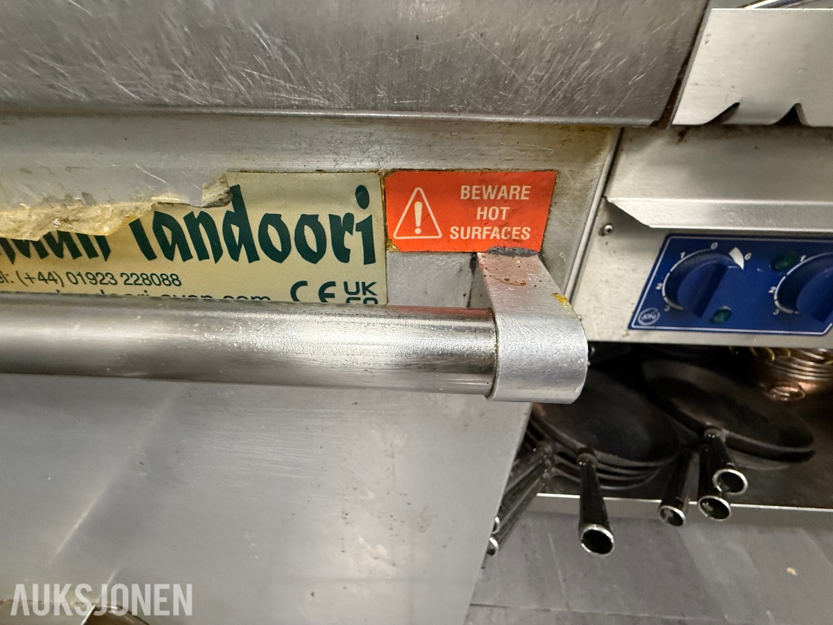 Kommersiell Tandoori-ovn i rustfritt stål