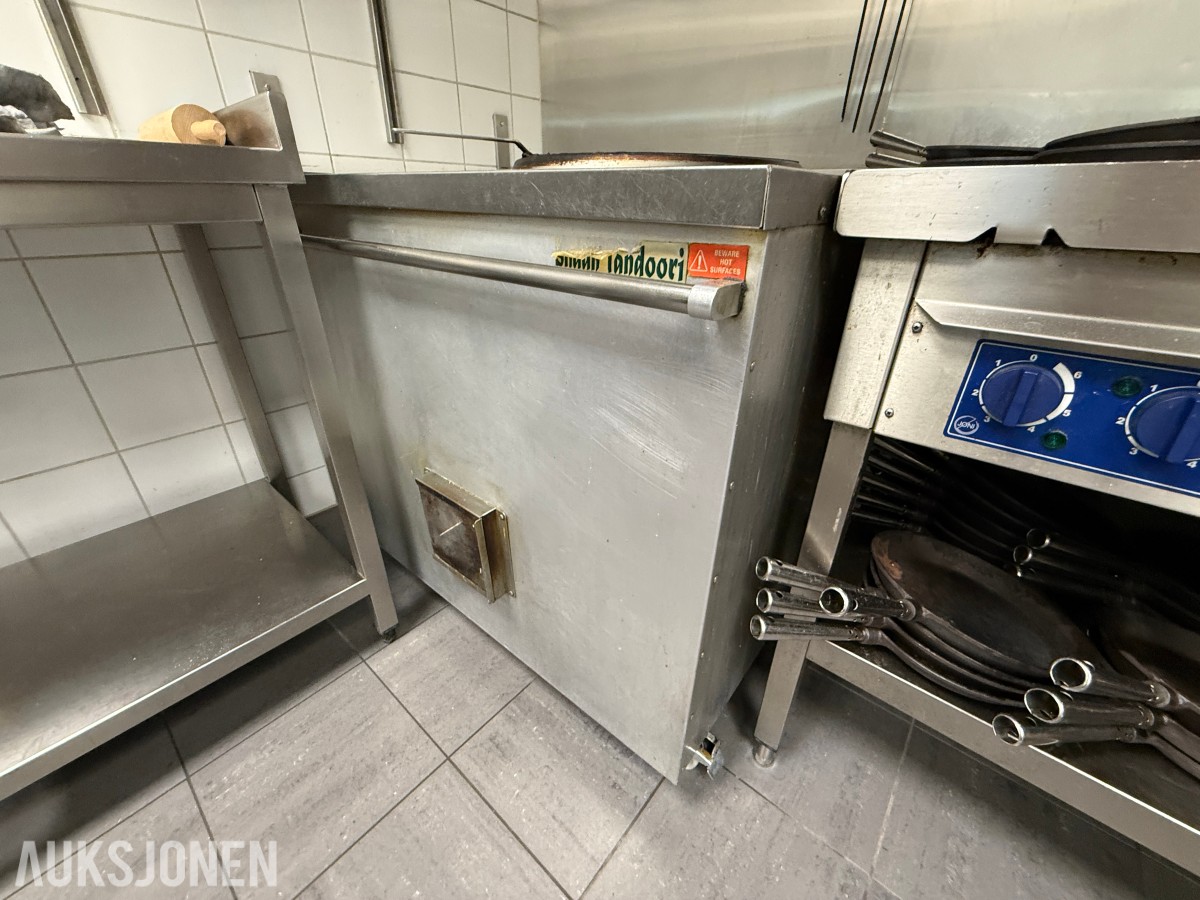 Kommersiell Tandoori-ovn i rustfritt stål