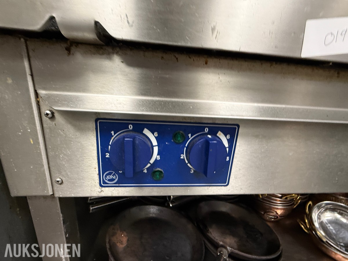 Profesjonell elektrisk stekeplate / grillbord i rustfritt stål