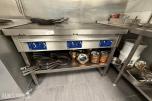 Profesjonell elektrisk stekeplate / grillbord i rustfritt stål