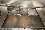 Profesjonell elektrisk stekeplate / grillbord i rustfritt stål