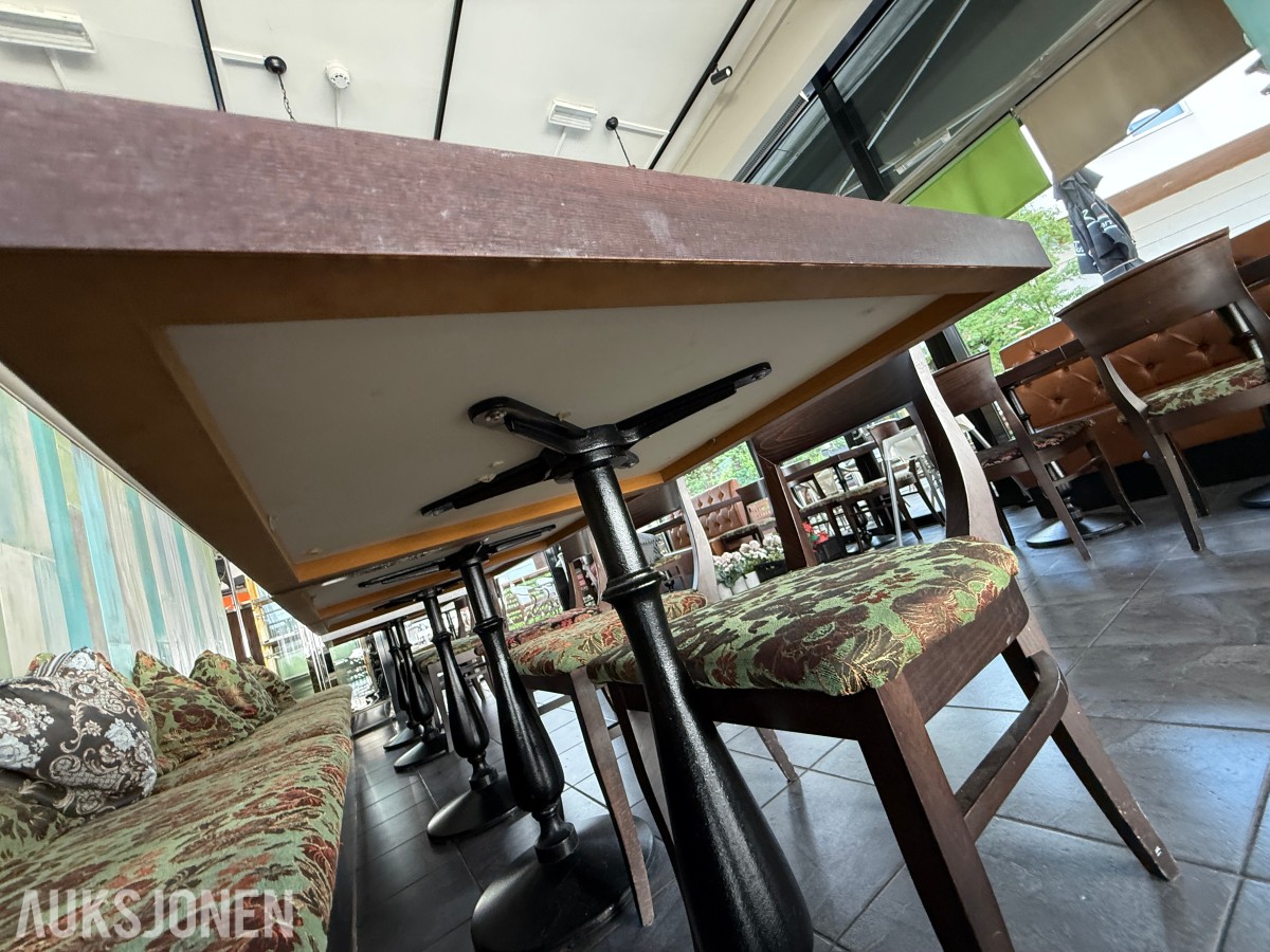 Restaurantbord med stoler – komplett spisegruppe for serveringssted