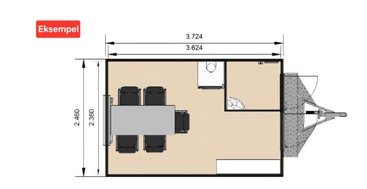 Mannskapsbrakke Letthus