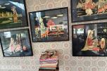 5 innrammede orientalske/indiske kunstbilder – selges samlet