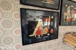 5 innrammede orientalske/indiske kunstbilder – selges samlet