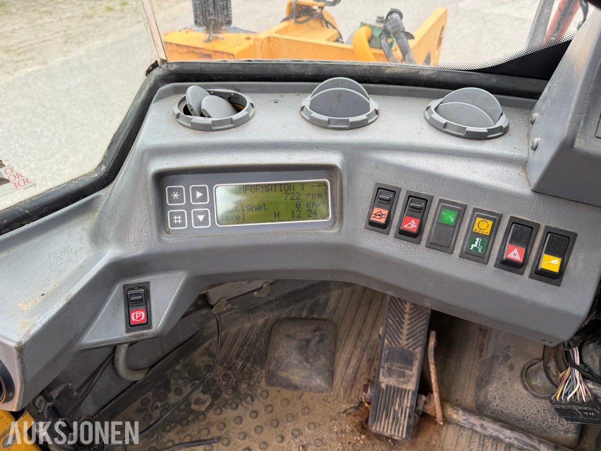 1999 Volvo L120C Hjullaster, grusskuffe, spakestyring, sentralsmøring