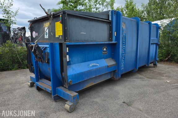 2014 Bergmann APB 607 SN/20N komprimator komålett med presseenhet og container