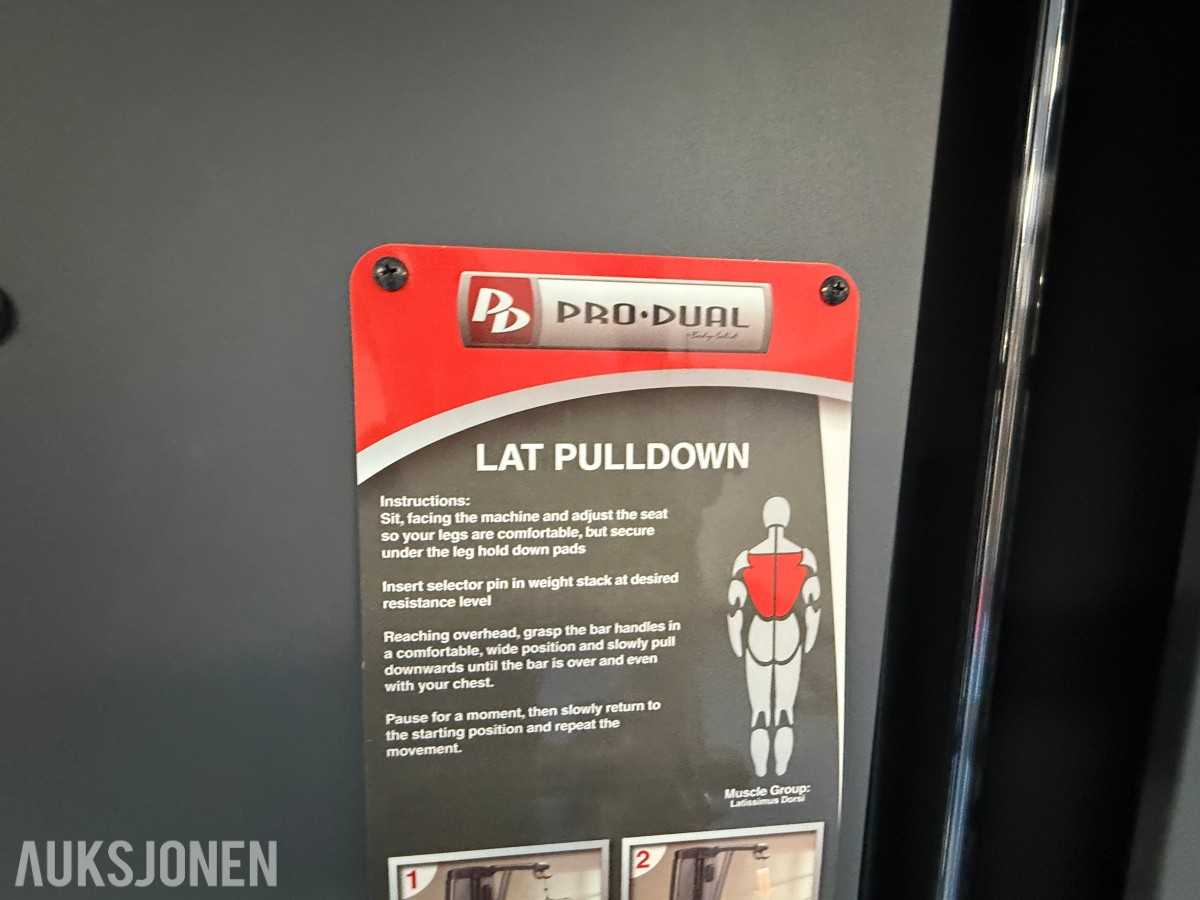 Body-Solid Pro Dual Lat Pulldown / Mid Row – Profesjonell ryggmaskin