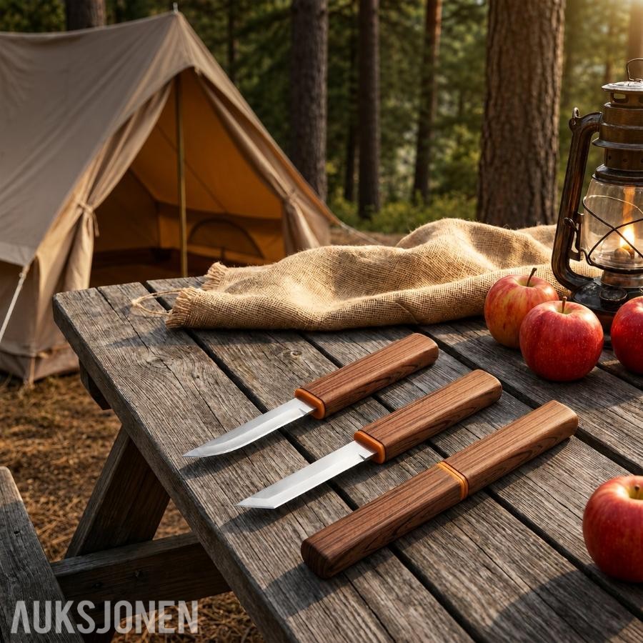 48 TIMERS AUKSJON – Sashimi-kniv + Dobbel Fruktkniv