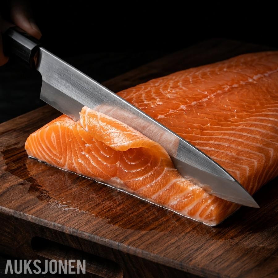 48 TIMERS AUKSJON – Sashimi-kniv + Dobbel Fruktkniv
