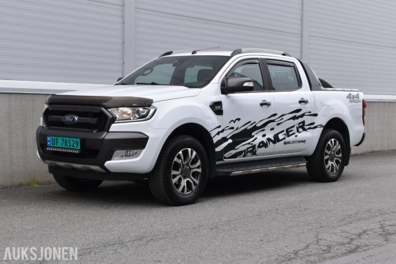 2017 Ford Ranger Double Cab Wildtrack 3,2 TDCi 200HK Automat, Hengerfeste, Ryggekamera, S+V dekk   