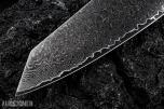 48 TIMERS AUKSJON - Eksklusiv 67-lags Damascus + Fruktkniv