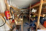 20 fots stålcontainer med innredning og utstyr
