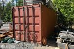 20 fots stålcontainer med innredning og utstyr