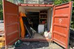 20 fots stålcontainer med innredning og utstyr
